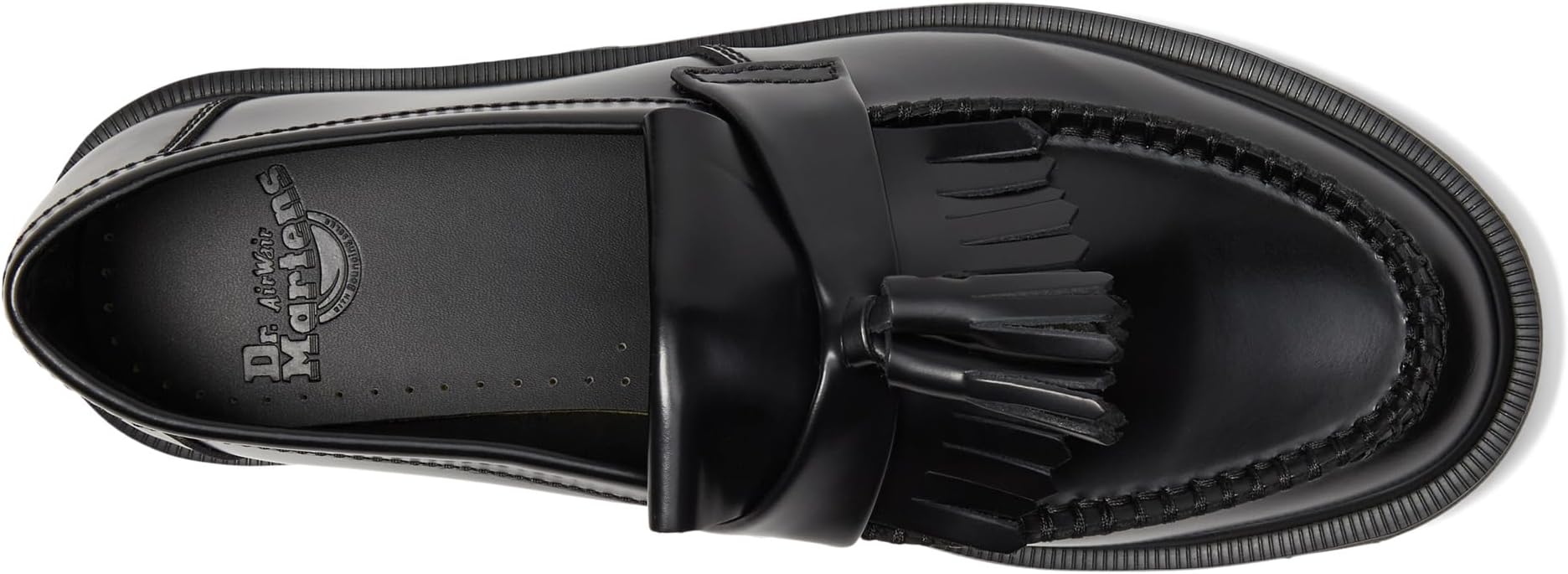 Unisex Dr. Martens Adrian Smooth Leather Tassel Loafers | Zappos.com